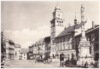 TŘEBOŇ, býv. náměstí Julia Fučíka, nyní Masarykovo