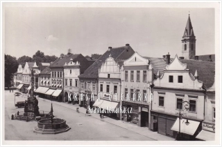 TŘEBOŇ, Náměstí, nyní Masarykovo náměstí