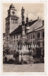 TŘEBOŇ, Náměstí, nyní Masarykovo náměstí