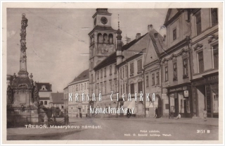 TŘEBOŇ, Náměstí, nyní Masarykovo náměstí