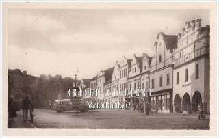 TŘEBOŇ, Náměstí, nyní Masarykovo náměstí