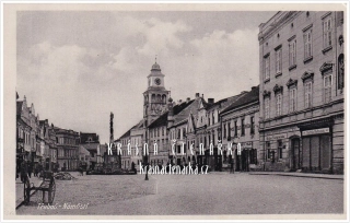 TŘEBOŇ, Náměstí, nyní Masarykovo náměstí