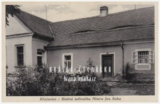 KŘEČOVICE, Rodný dům Josefa Suka