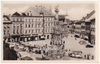 JINDŘICHŮV HRADEC, Náměstí Míru a trhy