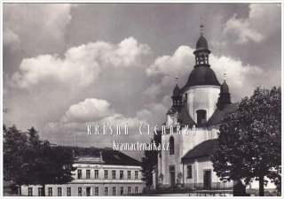 CHLUM U TŘEBONĚ, Pohled na kostel Nanebevzetí Panny Marie