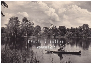 CHLUM U TŘEBONĚ, Pohled od rybníku Hejtman