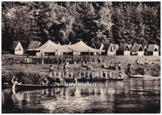 BECHYNĚ, Stanový tábor Turista na Lužnici