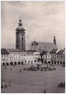 ČESKÉ BUDĚJOVICE, Žižkovo náměstí, nyní nám. Přemysla Otakara