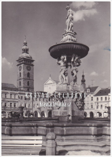 ČESKÉ BUDĚJOVICE, Samsonova kašna na náměstí