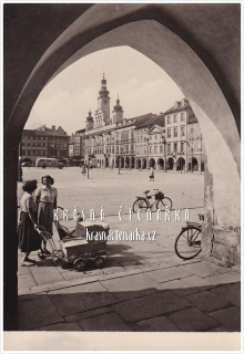 ČESKÉ BUDĚJOVICE, Žižkovo náměstí, nyní nám. Přemysla Otakara