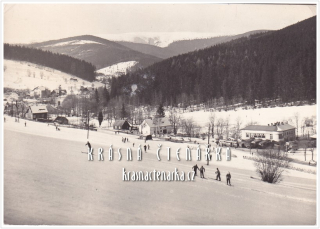 MALÁ MORÁVKA - KARLOV v zimě a s lyžaři