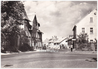 HEJNICE, Křižovatka Jizerská a Nádražní ulice