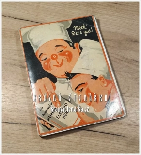 Reklamní kuchařka SIEMENS:  ... ICH KOCHE AUF DEM SIEMENS ELEKTRO HERD