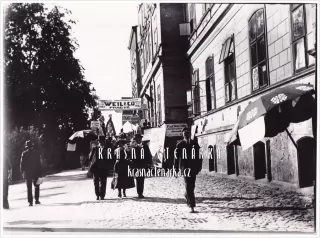 LIBEREC  (Reprodukce fotografie pořízené v době konání Reichenberg Messe 1921)