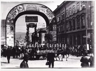 LIBEREC  (Reprodukce fotografie pořízené v době konání Reichenberg Messe 1921)