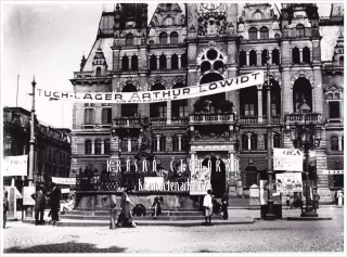 LIBEREC  (Reprodukce fotografie pořízené v době konání Reichenberg Messe 1921)