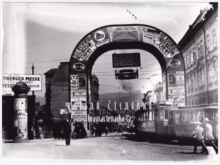LIBEREC  (Reprodukce fotografie pořízené v době konání Reichenberg Messe 1921)