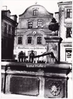 LIBEREC  (Reprodukce fotografie, Gasthaus zum goldenen Adler)