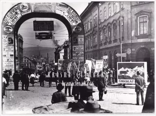 LIBEREC  (Reprodukce fotografie pořízené v době konání Reichenberg Messe 1921)