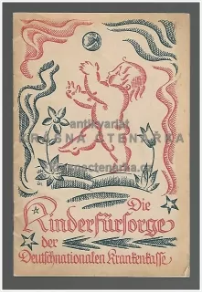 DIE KINDERFÜRSORGE DER DEUTSCHNATIONALEN KRANKEKASSE (Zdravotní pokladna - pojišťovna)