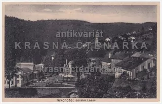 JANSKÉ LÁZNĚ (Pohled na střed města)