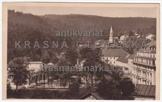 JANSKÉ LÁZNĚ (Pohled na střed města)