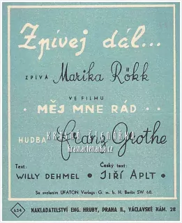 Píseň ZPÍVEJ DÁL ...