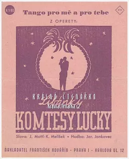 Píseň LÍBÁNKY KOMTESY LUCKY