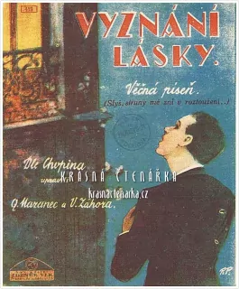 Píseň VYZNÁNÍ LÁSKY
