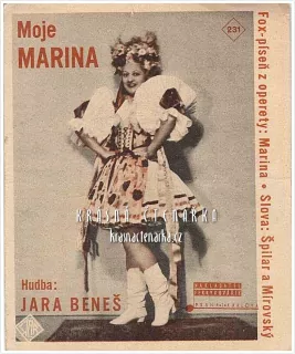 Píseň MOJE MARINA