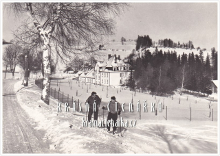 FILIPOVICE v zimě a s lyžaři, Zotavovna Úsvit