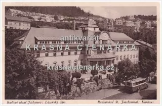 JÁCHYMOV (Lázeňská budova s autobusem)