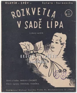 Píseň ROZKVETLA V SADĚ LÍPA