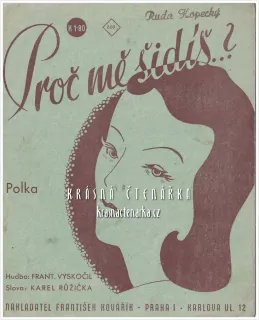 Píseň PROČ MĚ ŠIDÍŠ  ... ?