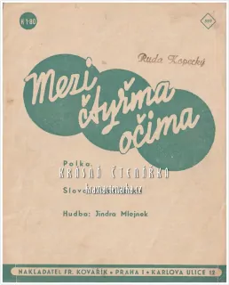 Píseň MEZI ČTYŘMA OČIMA