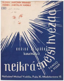 Píseň NEJKRÁSNĚJŠÍ HVĚZDA