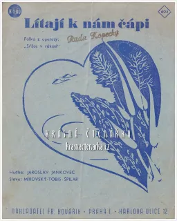 Píseň LÍTAJÍ K NÁM ČÁPI