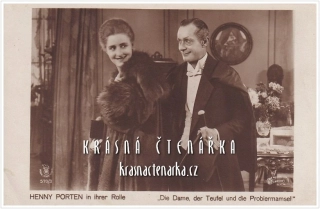 Henny PORTEN ve filmu "Die Dame, der Teufel und die Probiermamsell"