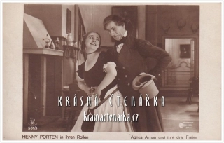 Henny PORTEN ve filmu "Agnes Arnau und ihre dre Freier"