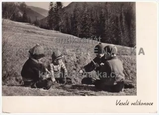 Přání VELIKONOČNÍ - DĚTI