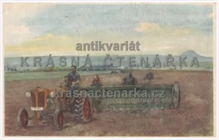 Přání VELIKONOČNÍ s traktorem (Vladimír Charvát)