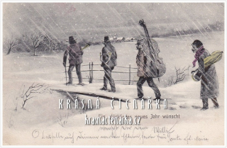 Přání VÁNOČNÍ či NOVOROČNÍ