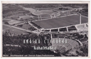 STADION v Berlíně, Reichssportfeld, Olympia