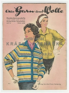 AUS GARN UND WOLLE, Handarbeitsmodelle ... Heft 42, 1960