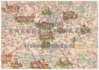 TURNOV a okolí (mapa)