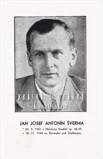 JAN JOSEF ANTONÍN ŠVERMA