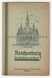 REICHENBERG, Ein Stadtführer mit Plan (Liberec, průvodce ..  BEZ MAPY)