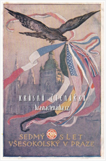 VII. SLET VŠESOKOLSKÝ V PRAZE 1920 (il. Stroff Karel)