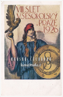 VIII. SLET VŠESOKOLSKÝ V PRAZE 1926 (il. Naske František Xaver)