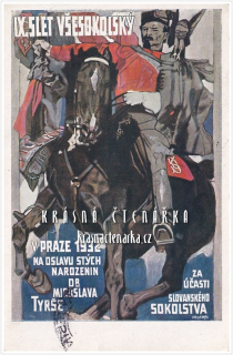 IX. SLET VŠESOKOLSKÝ V PRAZE 1932 (il. Vacátko Ludvík)
